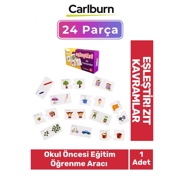 Zeka Geliştirici Öğretici Okul Öncesi Ev Anne İlişki Kurma Zıt Kavramlar Eşleştir Öğren Eğitici Set