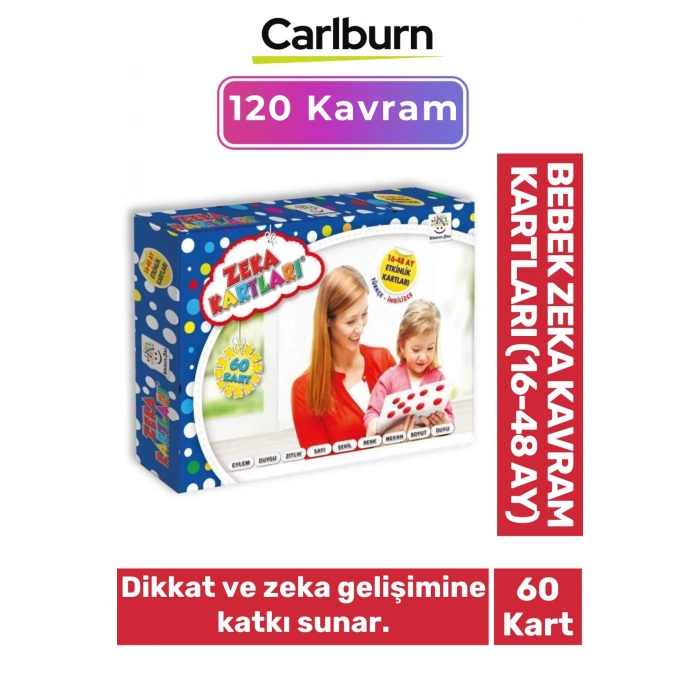 Zeka Eğitici Öğretici Dil Gelişim İşitsel Dikkat 6-48 Ay Konuşmayı Geliştiren Bebek Kavram Kartlar