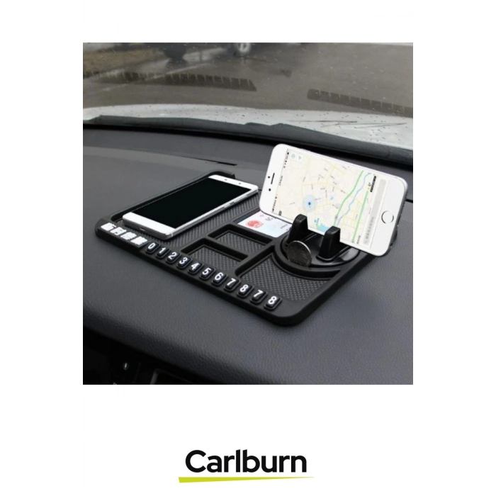 Özel Üretim Kaydırmaz Numaratör Çizdirmez Çok Fonksiyonlu Araç İçi Torpido Telefon Tutucu