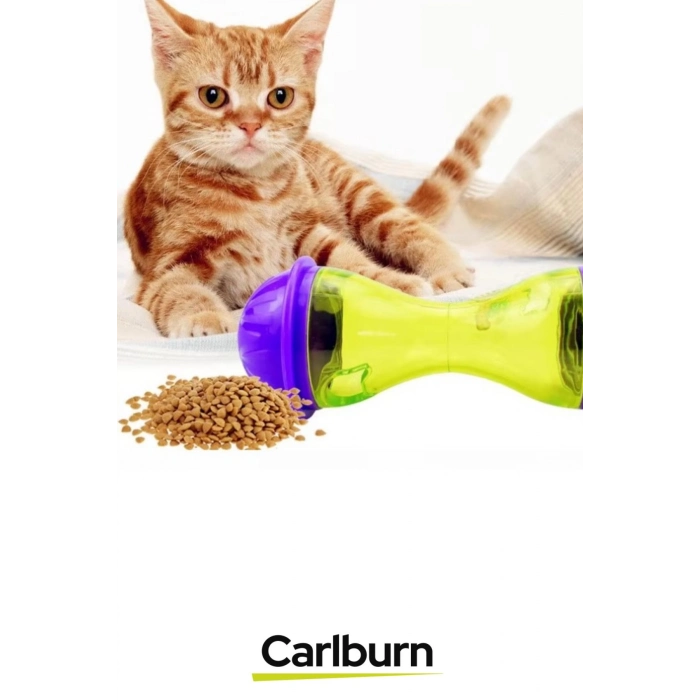 Dayanıklı Plastik Küçük Boy Saklama Hazneli İnteraktif İçgüdüsel Avlanma Kedi Ödül Mamalı Oyuncak