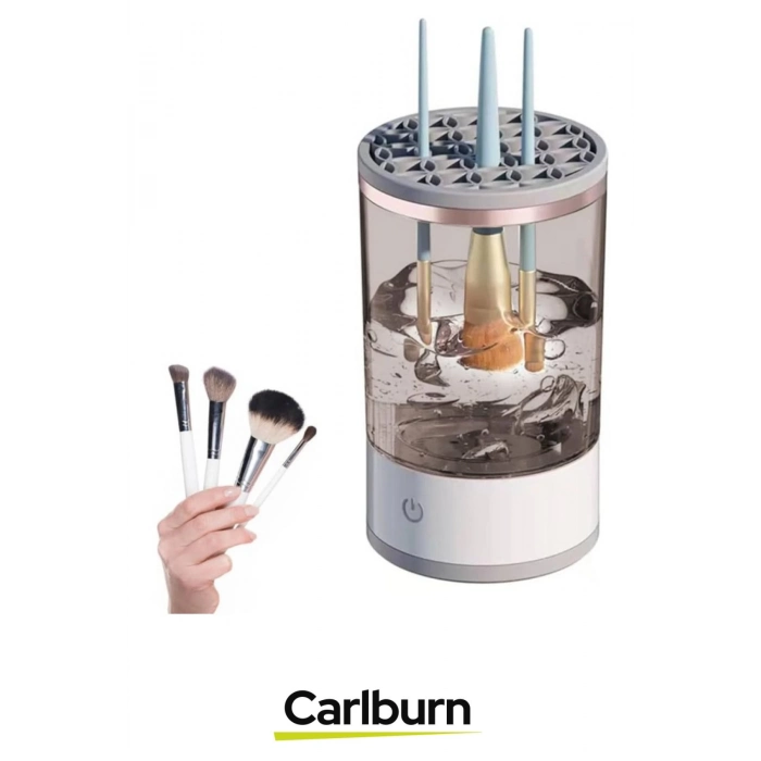 Özel Üretim Usb Şarjlı Hızlı Nazik Temizleyen Zarar Vermez Elektrikli Makyaj Fırçası Temizleyici