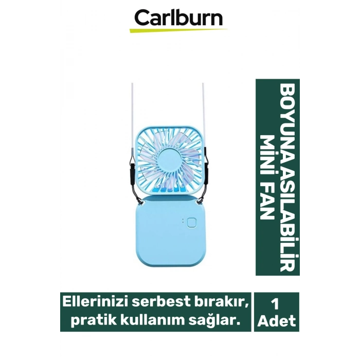 Özel Taşınabilir Şarjlı Güçlü Yüksek Kaliteli Sessiz Hava Soğutucu Üflemeli Mini Boyun Vantilatör