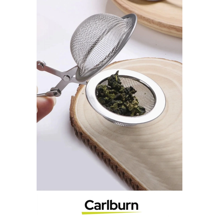 Yüksek Kaliteli Paslanmaz Çelik Dayanıklı Hijyenik İnce Delik Geniş Kulp Bitki Çayı Demleme Süzgeci