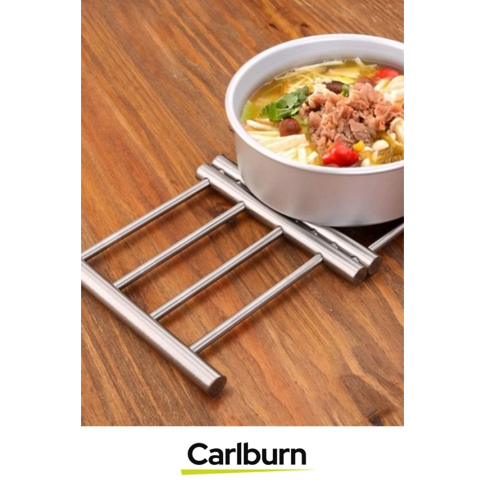 Yüksek Isıya Dayanıklı Mutfak Masa Şık İşlevsel Pratik Koruyucu Paslanmaz Çelik Açılabilir Nihale