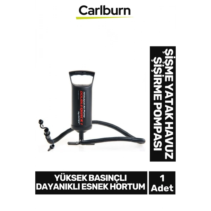 Yüksek Basınçlı Dayanıklı Esnek Hortum Portatif Hafif Taşınabilir Şişme Yatak Havuz Şişirme Pompası