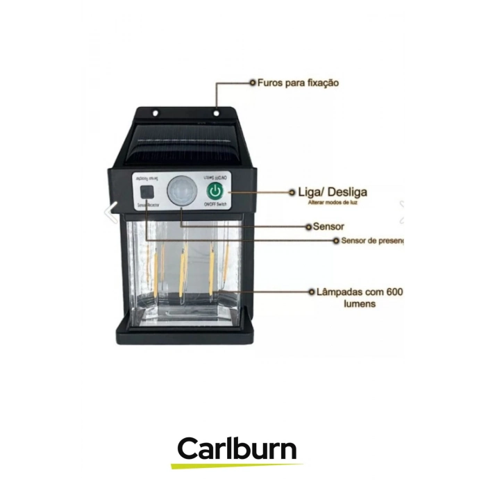 Su Geçirmeyen Kolay Montaj Kablosuz Güneş Enerjili Hareket Algılama Sensörlü Duvar Lambası