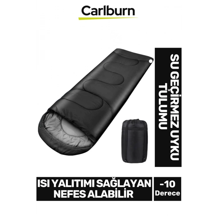 Isı Yalıtımı Sağlayan Su Geçirmez Nefes Alabilir Çift Kaplama Polar Kumaş Uyku Tulumu -10 Derece