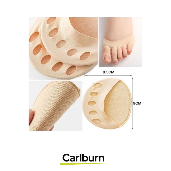 Ter Emen İleri Kaymasını Engeller Yumuşak Pamuklu Kumaş Ayak Parmak Altı Desteği - 1 Çift