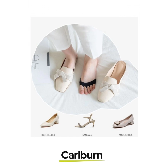 Ter Emen İleri Kaymasını Engeller Yumuşak Pamuklu Kumaş Ayak Parmak Altı Desteği - 1 Çift