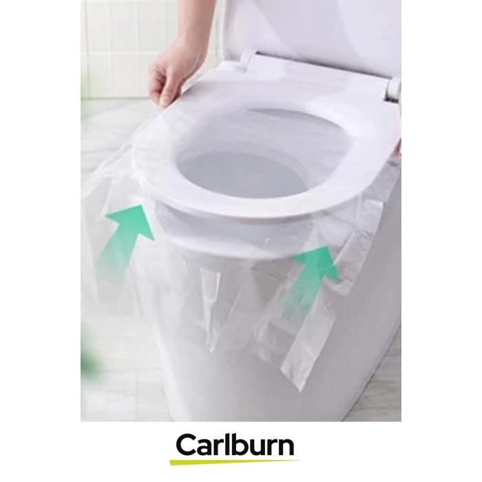 Seyahat Restaurant Avm Halka Açık Tuvalet Wc Hijyenik Tek Kullanımlık Klozet Kapağı Poşeti 50 Adet