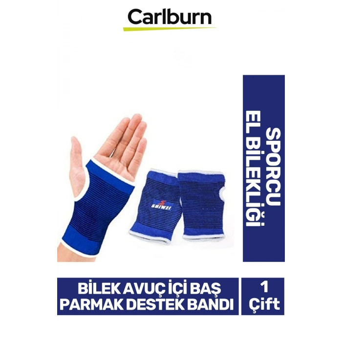 Özel Üretim Elastik Bilek Avuç İçi Baş Parmak Destek Bandı Sporcu El Bilekliği