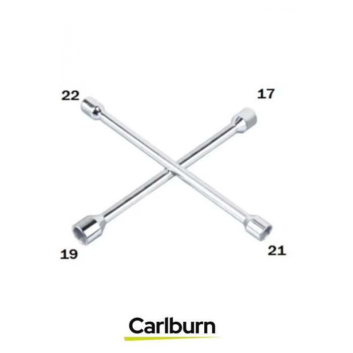 Garantili İstavroz Çelik Dört Kol Sabit 17 19 21 22mm 1.Kalite 4lü Nikelajlı Bijon Sökme Anahtarı