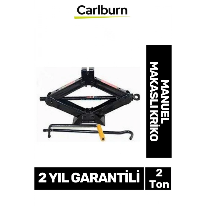 Premium Seri Araba Kaldırma Akordiyon Tip Makaslı Manuel Reno 2 Ton Kriko