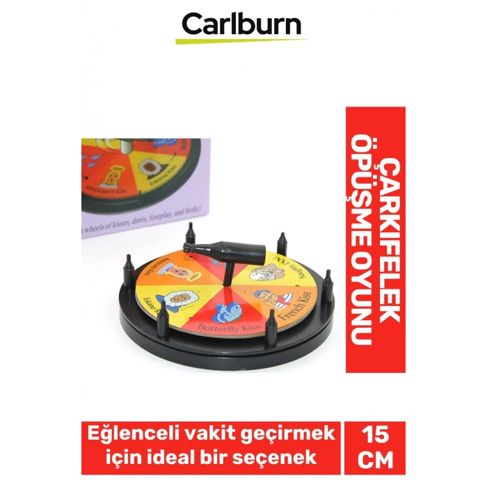 Özel Üretim 1.Derece Sert Plastikden Üretilen 15 Cm Öpüşme Çarkıfelek Oyunu