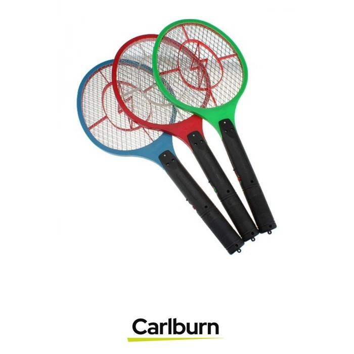 Özel Üretim Ergonomik Saplı Uv Işıklı Şarjlı Elektrikli Haşere Sinek Sivrisinek Böcek Avlama Raketi