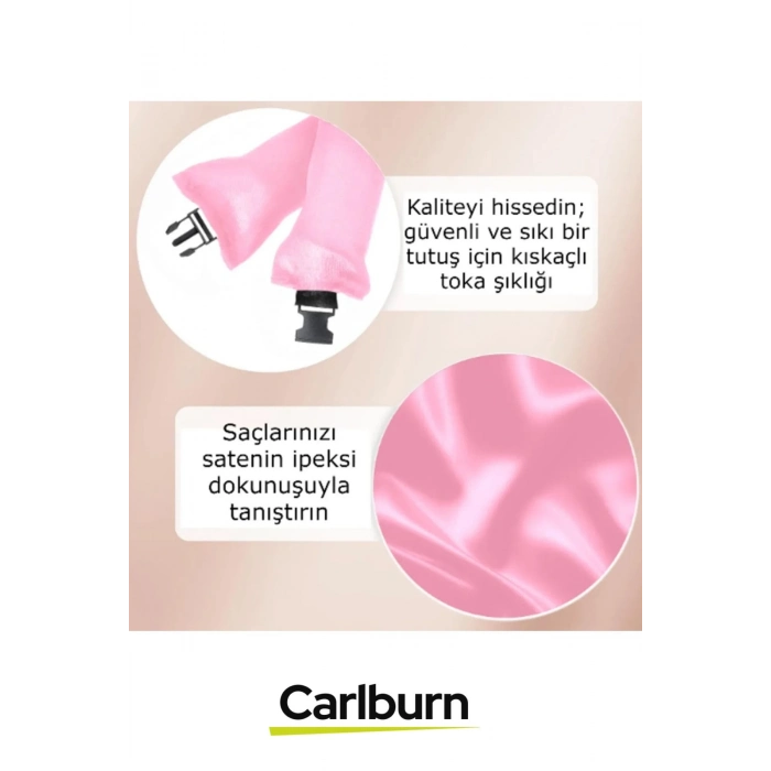 Özel Üretim Saçı Yıpratmaz Elektriklendirmez %100 Saf İpek Saten Bigudi Şekillendirme Sosis