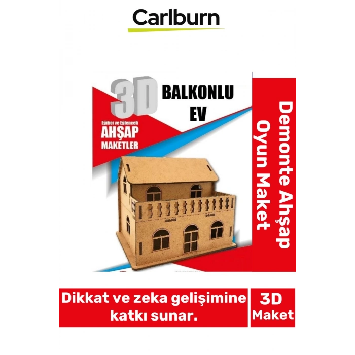 3 Boyut Eğitici Öğretici Zeka Geliştirici Boyanabilir Ebeveyn Çocuk Puzzle Demonte Ahşap Oyun Maket