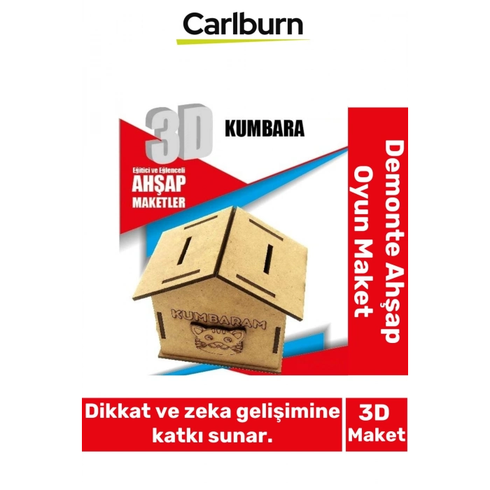 3 Boyut Eğitici Öğretici Zeka Geliştirici Boyanabilir Ebeveyn Çocuk Puzzle Demonte Ahşap Oyun Maket
