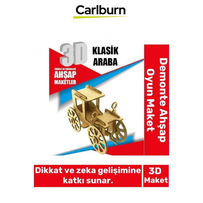 3 Boyut Eğitici Öğretici Zeka Geliştirici Boyanabilir Ebeveyn Çocuk Puzzle Demonte Ahşap Oyun Maket