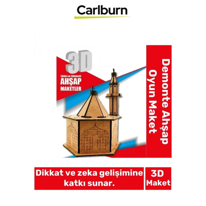 3 Boyut Eğitici Öğretici Zeka Geliştirici Boyanabilir Ebeveyn Çocuk Puzzle Demonte Ahşap