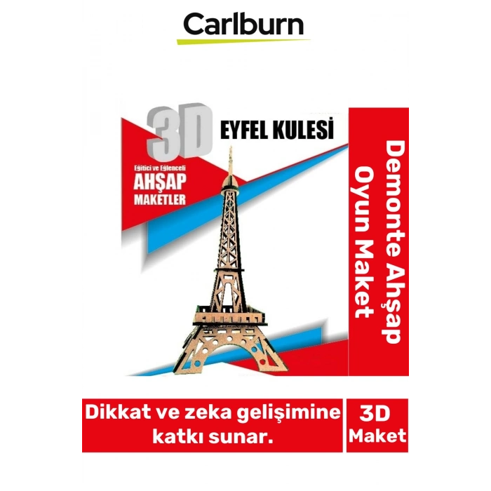 3 Boyut Eğitici Öğretici Zeka Geliştirici Boyanabilir Ebeveyn Çocuk Puzzle Demonte Ahşap Oyun Maket
