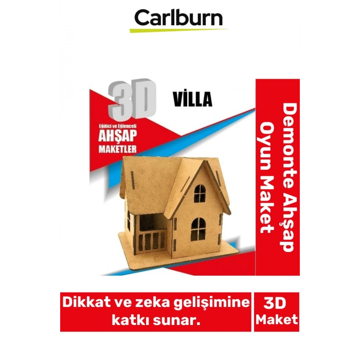 3 Boyut Eğitici Öğretici Zeka Geliştirici Boyanabilir Ebeveyn Çocuk Puzzle Demonte Ahşap Oyun Maket