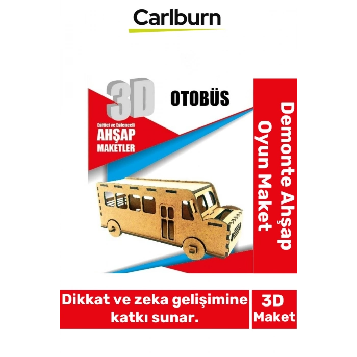 3 Boyut Eğitici Öğretici Zeka Geliştirici Boyanabilir Ebeveyn Çocuk Puzzle Demonte Ahşap Oyun Maket