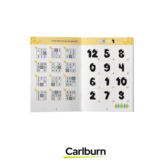 Özel Üretim Eğitici Öğretici Zeka Geliştirici Okul Çocuk Anne Görsel ve İşitsel Dikkat Seti 7-8 Yaş