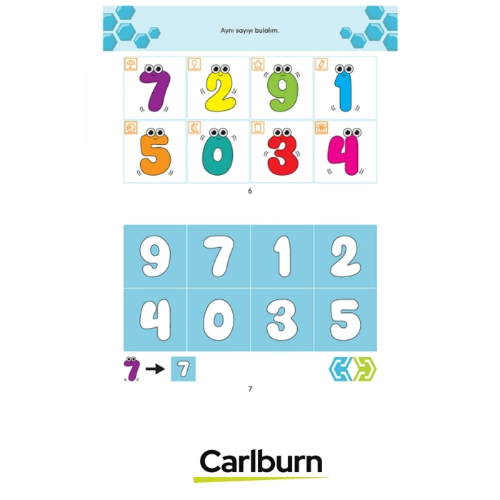 Özel Üretim Eğitici Öğretici Zeka Geliştirici Okul Çocuk Anne Görsel ve İşitsel Dikkat Seti 3-4 Yaş