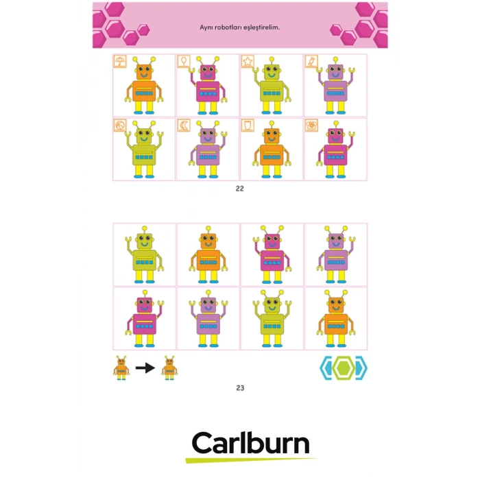 Özel Üretim Eğitici Öğretici Zeka Geliştirici Okul Çocuk Anne Görsel ve İşitsel Dikkat Seti 3-4 Yaş