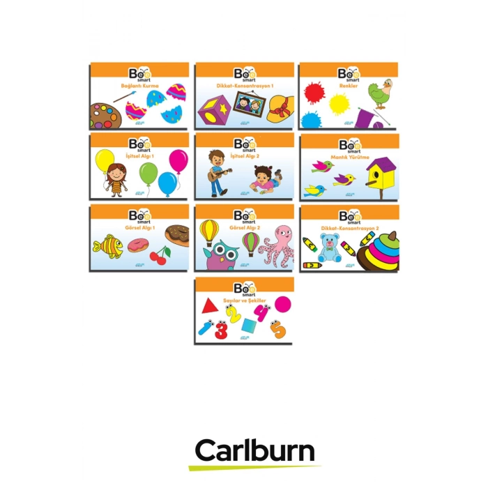 Özel Üretim Eğitici Öğretici Zeka Geliştirici Okul Çocuk Anne Görsel ve İşitsel Dikkat Seti 3-4 Yaş