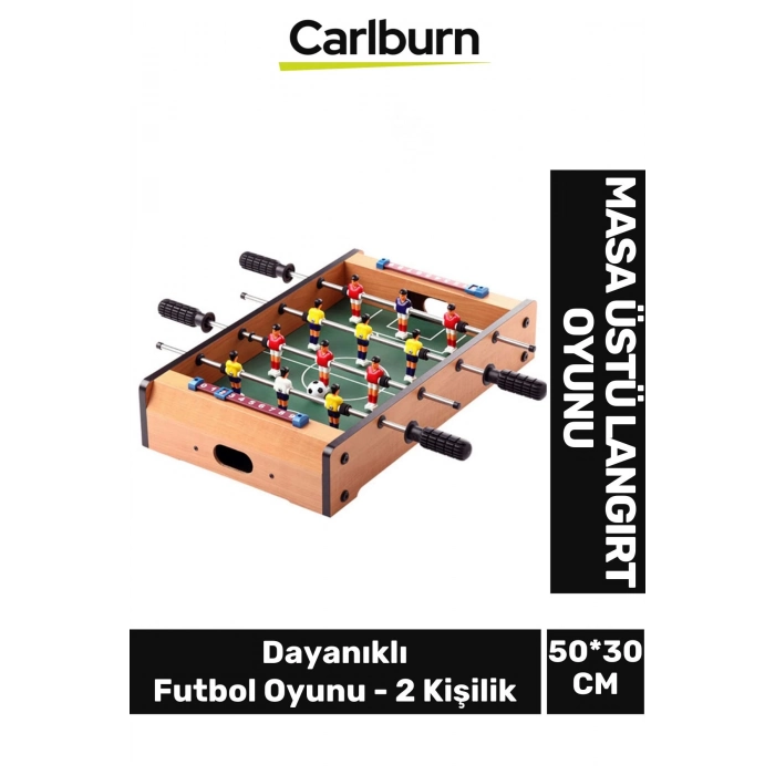 Özel Üretim Dayanıklı Futbol Ahşap Mini Masa Üstü Maçı Oyunu Hokey Langırt 50*30cm