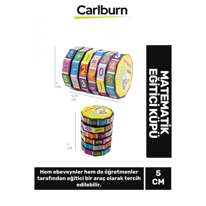 Özel Üretim Eğitici Zeka Geliştirici Öğretici Sağlam Plastik Renkli Temel Matematik Küpü