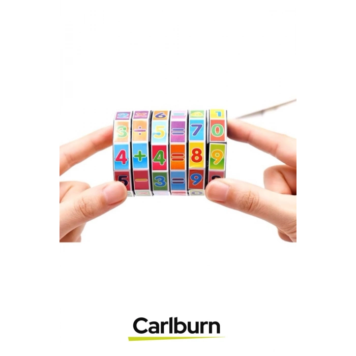 Özel Üretim Eğitici Zeka Geliştirici Öğretici Sağlam Plastik Renkli Temel Matematik Küpü