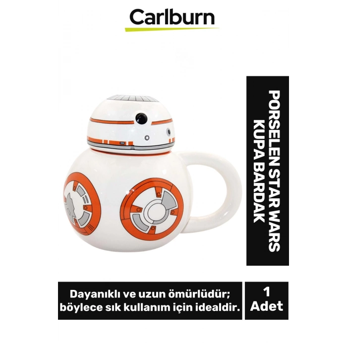 Özel Tasarım Dekoratif Şık Hediyelik Porselen Star Wars Kupa Bardak 13*14 Cm