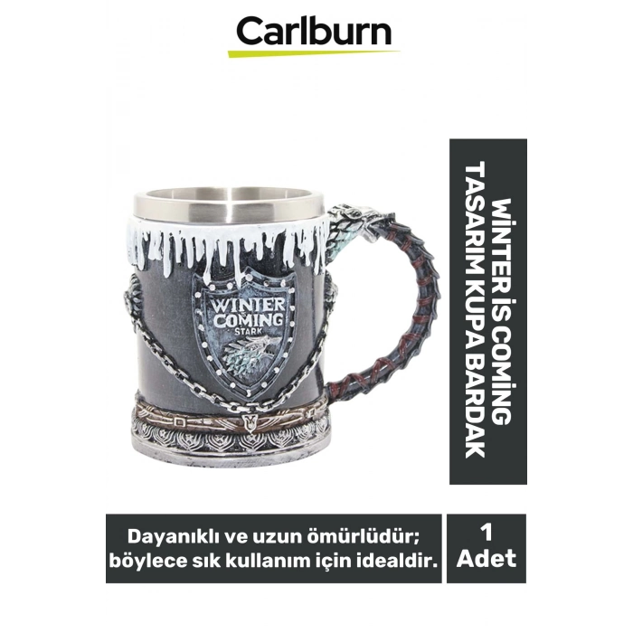 Özel Tasarım Dekoratif Şık Hediyelik Sevgili Arkadaş Paslanmaz Çelik Kupa Bardak 13*16 Cm