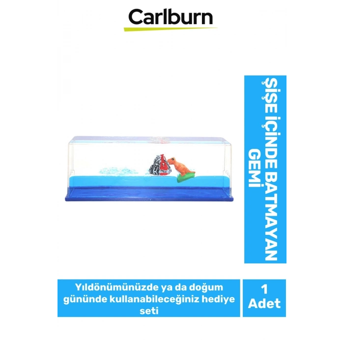 Özel Tasarım Aşk Batmayan Gemi Yıl Dönümü Kız Arkadaş Doğum Günü Hediye Sevgiliye Akvaryum 17*6 Cm