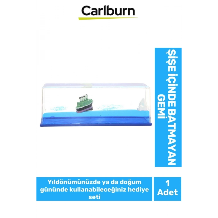 Özel Tasarım Aşk Batmayan Gemi Yıl Dönümü Kız Arkadaş Doğum Günü Hediye Sevgiliye Akvaryum 17*6 Cm