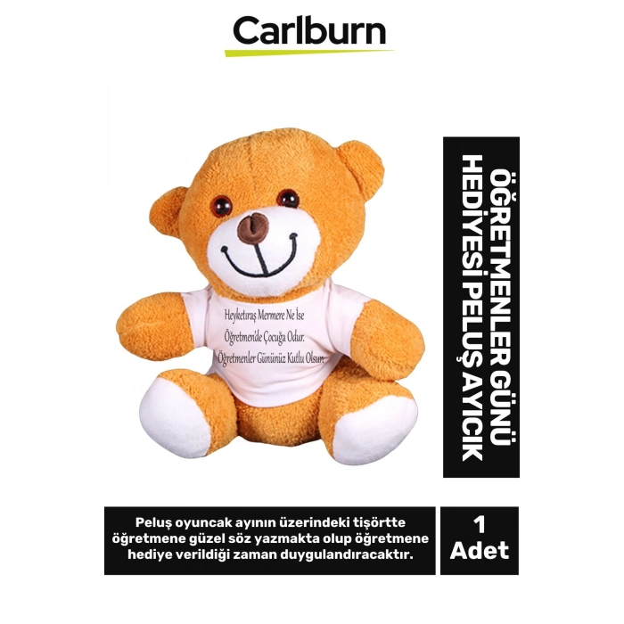 Özel Tasarım 24 Kasım Hediye Özel Gün Okul Hoca Öğretmenler Günü Hediyesi Peluş Ayıcık