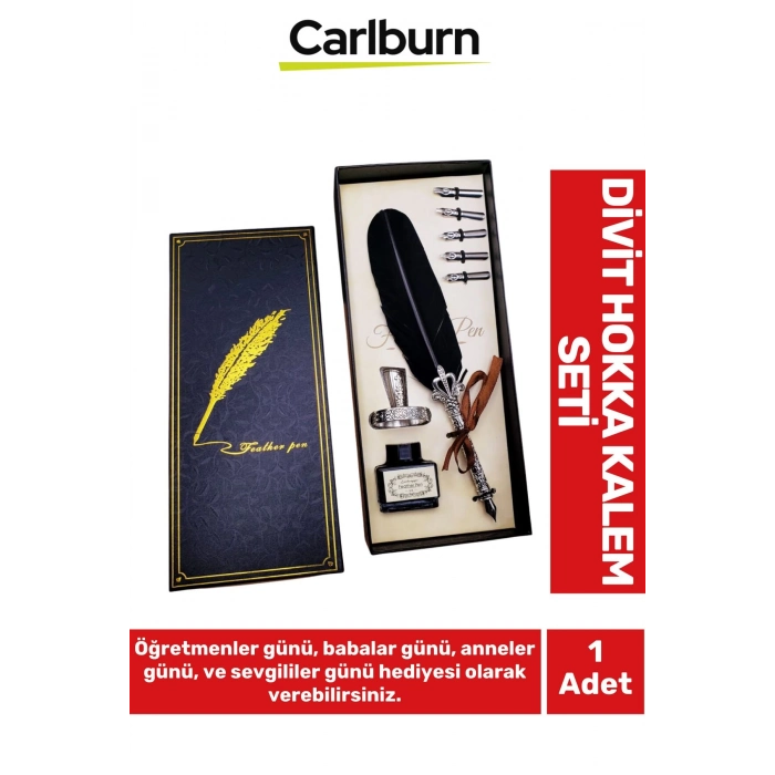 Özel Üretim Konsept Hediyelik Öğretmen Sevgili Arkadaş Babalar Anneler Günü Divit Hokka Kalem Seti