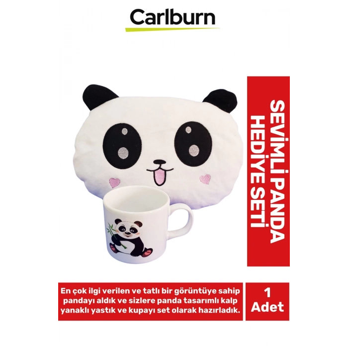 Özel Üretim 14 Şubat Sevgili Hediye Gift Arkadaş Manita Sevimli Panda Kupa Bardak Hediye Seti