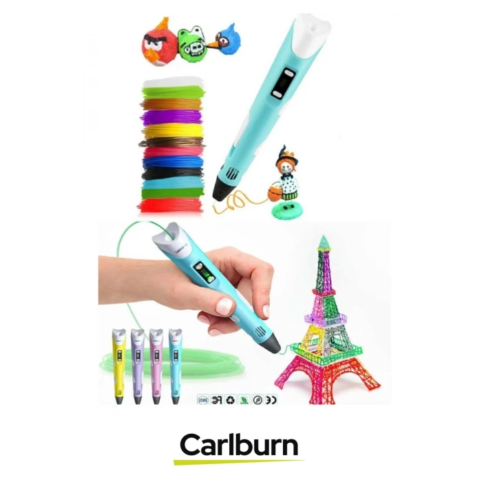 Premium Sessiz Çalışan 3 Renk Filamentli Ev Dekorasyonu ProjeDayanıklı Üç Boyutlu Yazıcı 3D Kalem