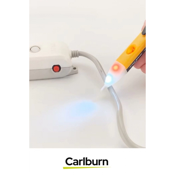 Özel Güvenilir Elektrik Kontrol Led Işıklı Hat Tespit Edici Temassız Kablo Priz Voltaj Test Cihazı