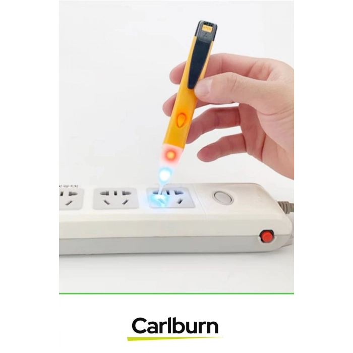 Özel Güvenilir Elektrik Kontrol Led Işıklı Hat Tespit Edici Temassız Kablo Priz Voltaj Test Cihazı