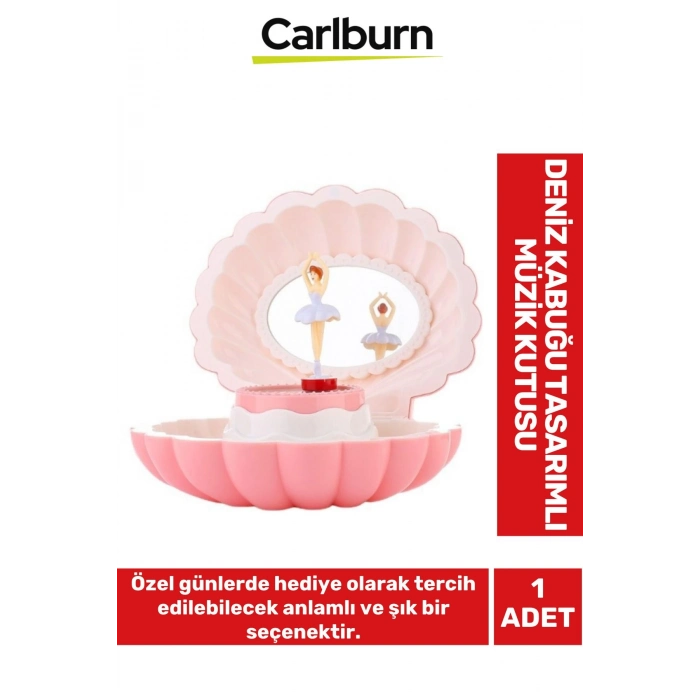 Özel Üretim Sevgili Arkadaş Eş Doğum Günü Hediye Deniz Kabuğu Tasarımlı Müzik Kutusu