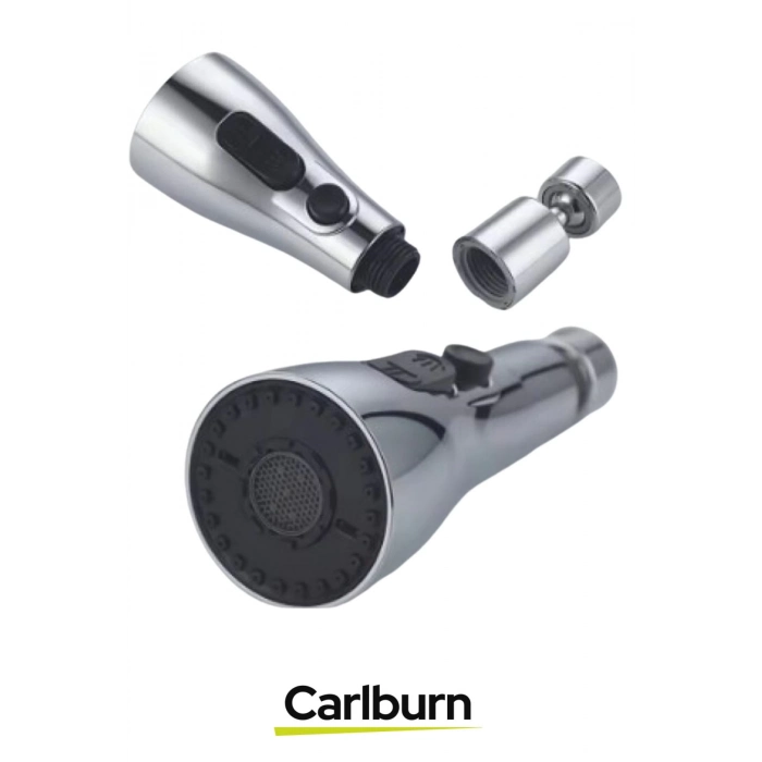 Premium 720 Derece Dönebilen Kaliteli Şık Lavabo Mutfak Banyo 3 Fonksiyonlu Metalik Musluk Başlığı