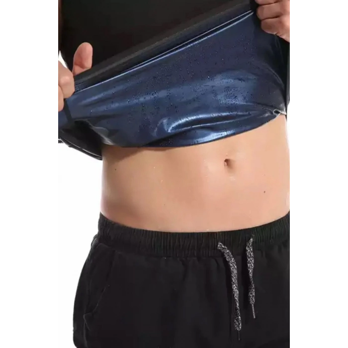 Özel Üretim Terleme Hızlandırıcı Rahat Şık Destekleyici Termal Sauna Erkek Atlet