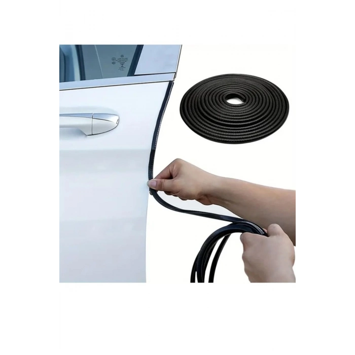 Özel Üretim Çarpma Çizilme Önleyici 5 Metrelik Araba Kapı Kenar Darbe Koruma Fitil Şeridi Rulosu