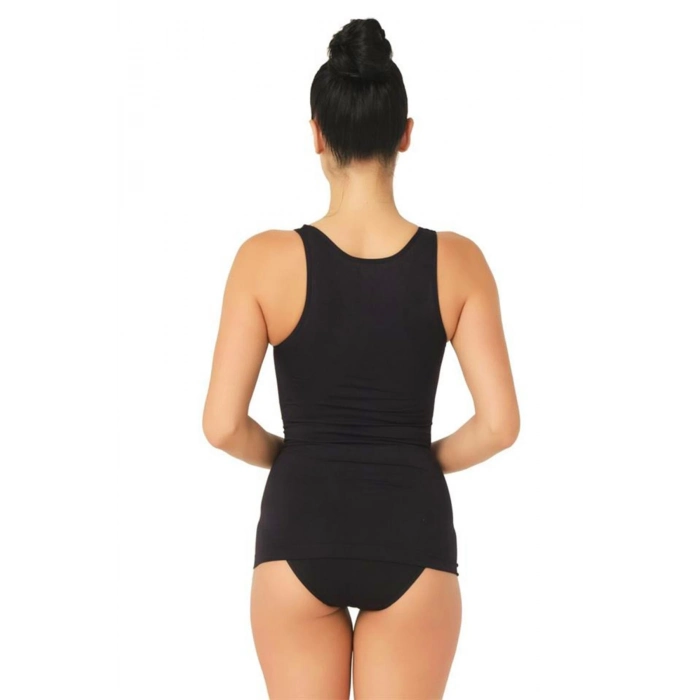 Toparlayıcı 2 Beden İnce Görünüm Sıkılaştırıcı Şekillendirici Esnek Kalın Askılı Kadın Atlet Korse