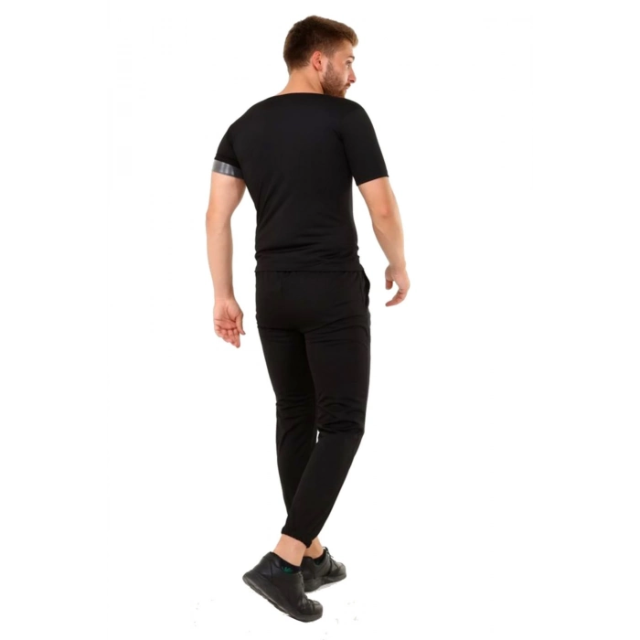 Terleme Hızlandırıcı Rahat Şık Destekleyici Kısa Kol Termal Sauna Eşofman Takım